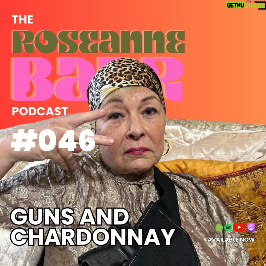 Roseanne Barr Instagram - Armed with a 9-millimeter and a gross overpour of chardonnay, Roseanne is finally back at home in her true element with her trusty sidekick (and elder-abusing son) Jake Pentland. Roseanne gives behind-the-scenes access into her latest scandal involving Joe Biden and Bergdorf and blows Jake’s mind with her Lex Friedmanesque “AI vs. AI” theory.  There is a reason why some fans of this show prefer the mother-and-son combo to high-level guests…. It’s like hanging out with your own family.  Sit back, load up, pour a glass, and enjoy! *Listen to the audio now on your favorite podcast platform or watch tonight on rumble & YouTube!