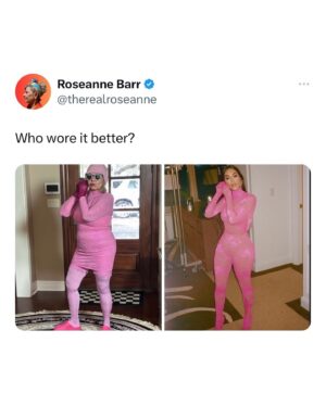 Roseanne Barr Instagram - We all know the clear winner here (and she’s coming to AmericaFest next week)

🔗 AMFEST.COM to register for #AmFest2023 today!