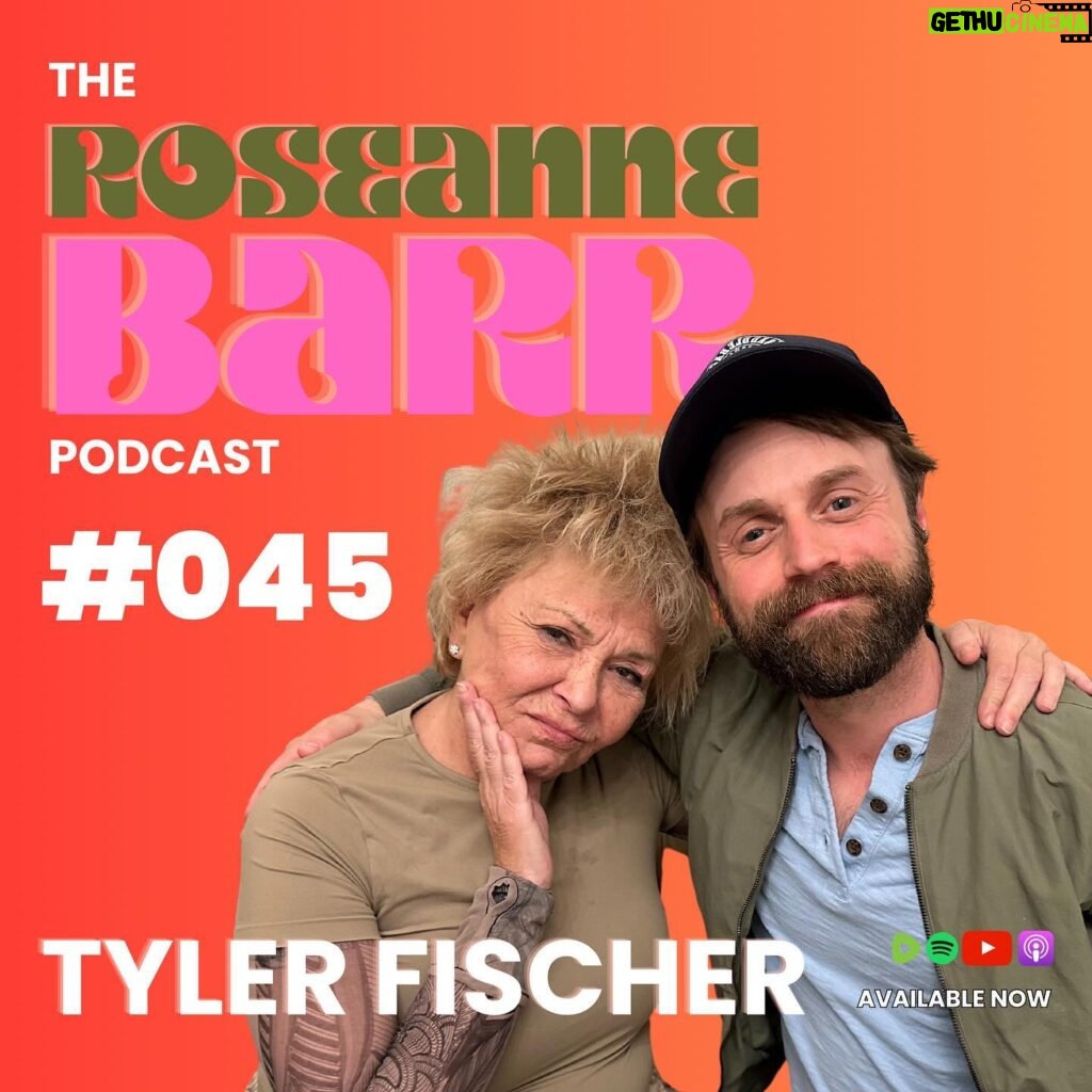 Roseanne Barr Instagram - Have you ever wondered what It’s like to have a nightcap at the Plaza with Roseanne Barr? Be a fly on the wall and listen to three friends shoot the shit and roast the hell out of each other.  Late Night in New York is funny again with comedian Tyler Fischer!