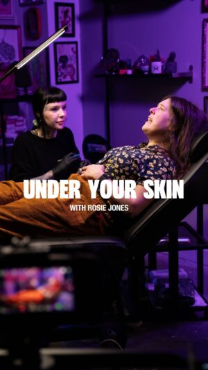 Rosie Jones Instagram - 🚨 New Episode Alert! 🚨

Guess who’s in my tattoo chair this time? It’s the hilarious Rosie Jones! 😂✨

Watch us chat about comedy, life with cerebral palsy, confronting trolls, all while getting some fresh ink! 🎨🖋️

📺 Watch Now: https://youtu.be/owInv7P7Pj0

Please like and subscribe to the channel and help us grow! 

Sponsored by @storiesandinkskincare

#UnderYourSkin #GraceNeutral #RosieJones #Comedy #Tattoo #fyp
