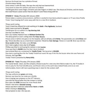 Rosie Jones Instagram - Comedian, actor, national treasure, people’s princess and now MASTERMIND WINNER. A career highlight. I would love to be cool about it and say I didn’t even try, but these slides tell a different story. Behold, my dinnerladies prep. I watched each episode three times, making a note of key information. Totally worth it.