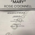 Rosie O’Donnell Instagram – here comes mary #andjustlikethat @hbo