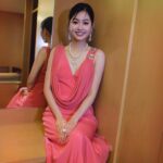 Rosita Kwok Instagram - Thank you for having me 🎀🎀🎀 @hktdclifestyle @hkcec Gown @dorianho @dorianho_official Hair & makeup @lamhiuting @hiutingmakeup Jewellery WINGHANG