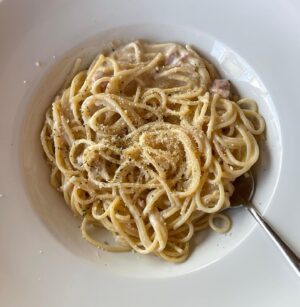Rukku Nahar Instagram - carbonara is the way to my heart 🍝