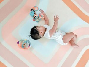 Ruzana Ibrahim Instagram - Bismillahimasyaallah

Playtime is the best time of the day for this Little Miss Playful Sunshine right here 🌼

Happy colours for a happy baby, The Lollibly Holiday Playmat @lollibly by @hatcherycribs.my is simply a fuss free, waterproof, spill proof, comfortable and supportive playmat made with TPU foam designed for a more comforting cushioned playtime. It's definitely More Than Just A Playmat.

There will be a 10% off for ALL items on SHOPEE 6.6 Sale happening tomorrow 6.6.23!! Only for one day, mommies and daddies, GO FOR IT! For a more quality experience, Put that smile on your little ones' faces. Happy shopping! 😉