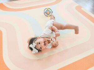 Ruzana Ibrahim Instagram - Bismillahimasyaallah

Playtime is the best time of the day for this Little Miss Playful Sunshine right here 🌼

Happy colours for a happy baby, The Lollibly Holiday Playmat @lollibly by @hatcherycribs.my is simply a fuss free, waterproof, spill proof, comfortable and supportive playmat made with TPU foam designed for a more comforting cushioned playtime. It's definitely More Than Just A Playmat.

There will be a 10% off for ALL items on SHOPEE 6.6 Sale happening tomorrow 6.6.23!! Only for one day, mommies and daddies, GO FOR IT! For a more quality experience, Put that smile on your little ones' faces. Happy shopping! 😉