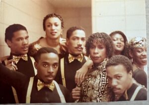 S. Epatha Merkerson Instagram - So crazy, I just ran across this photo yesterday and heard this morning that Peggi Blu has passed. This was in my early days in NYC when I was cast in musicals with this incredible cast of voices and dancers! l. Paul Hoskins, Glenn Turner, Garry Q. Lewis, Peggi Blu, Dwayne Phelps, Shirley Black-Brown, Carol Dennis and me with the beads! I have such fond memories of Peggi, Paul, Glenn…rest, rest, rest! 💔💔💔