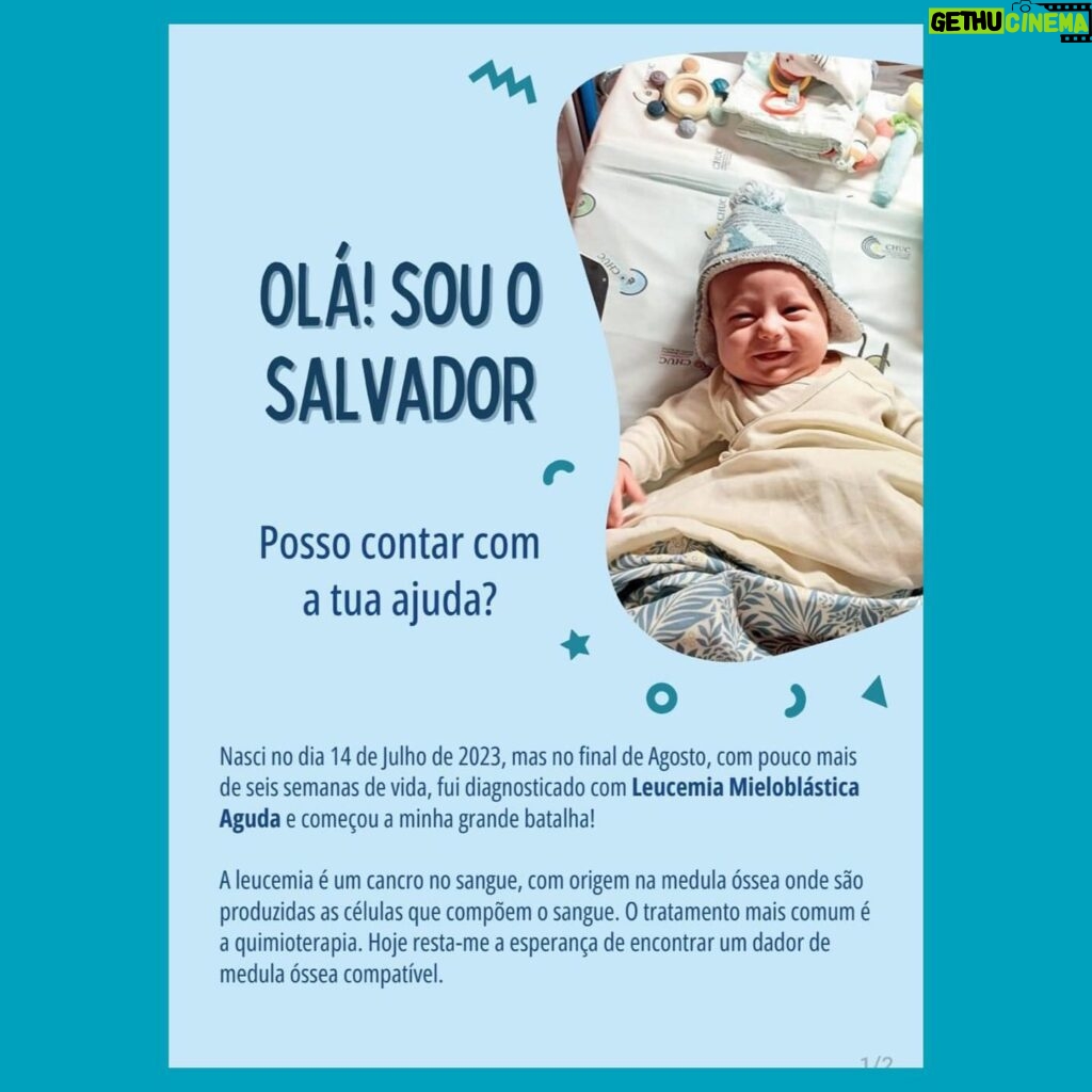 Sónia Tavares Instagram - Se é doador de medula, ou reúne os requisitos para ser, não deixe de ajudar o Salvador. Para mais informações, deixo o Link do Facebook nas stories, ou procurem pela página “Salvar o Salvador” 🙏🤍✨ PARTILHE ✨