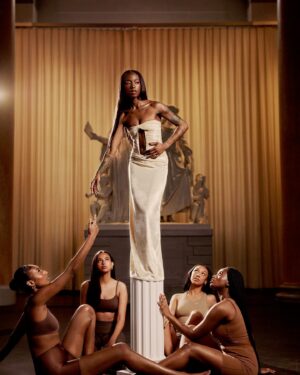 Sabina Ddumba Instagram - K Y R A H I - The Sabina Dress

Words can’t describe how much love I have for you Tati and THIS DRESS (a dress named after little me🥹), you’re truly amazing! It was so inspiring seeing the process, the determination, the focus. Just to see how your brain works 🤌🏾
Thank you for letting me be a part of your world 🫂✨❤️‍🔥

Starring — myself 🙋🏾‍♀️
Models — 
Tamalie Jonsson | @tamaliex 
Beylul Asgodom | @beylulasgodom 
Nilla Muco | @darkgoldish 
Jasmine Walter | @jasminewalteer 

Make-up — Jennifer Omonombe | @jennifero.makeup 
Hair — Elizabeth Sise | @elizabethsise 

Producer & Creative Director — Tatiana Kyrahi | @tatiana__kyrahi 
Photographer — Louise Helmfrid | @rohanasin 
Retouch — Jennifer Nyman | @nytusch