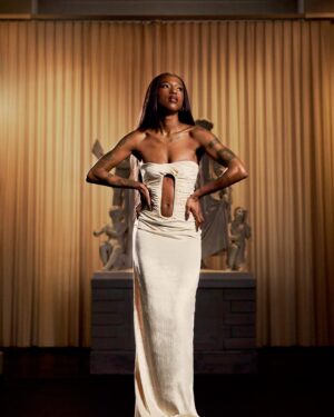 Sabina Ddumba Instagram - K Y R A H I - The Sabina Dress

Words can’t describe how much love I have for you Tati and THIS DRESS (a dress named after little me🥹), you’re truly amazing! It was so inspiring seeing the process, the determination, the focus. Just to see how your brain works 🤌🏾
Thank you for letting me be a part of your world 🫂✨❤️‍🔥

Starring — myself 🙋🏾‍♀️
Models — 
Tamalie Jonsson | @tamaliex 
Beylul Asgodom | @beylulasgodom 
Nilla Muco | @darkgoldish 
Jasmine Walter | @jasminewalteer 

Make-up — Jennifer Omonombe | @jennifero.makeup 
Hair — Elizabeth Sise | @elizabethsise 

Producer & Creative Director — Tatiana Kyrahi | @tatiana__kyrahi 
Photographer — Louise Helmfrid | @rohanasin 
Retouch — Jennifer Nyman | @nytusch