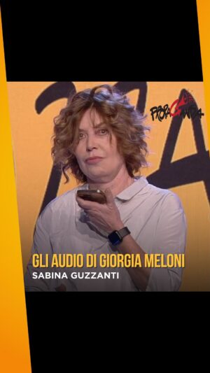 Sabina Guzzanti Instagram - Il primo vocale di Giorgia Meloni dopo la vittoria del centrodestra in Abruzzo.

Un documento esclusivo di @sabinaguzzanti 

#propagandalive