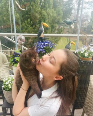 Sabina Rojková Instagram - Krásné Velikonoce❤️🐈‍⬛🌷🌷🌷🌷🌷🌷🌷🌷🌷