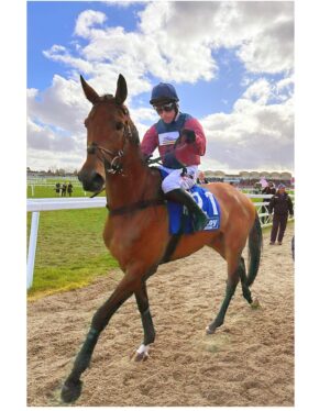 Sabrina Bartlett Instagram - What a day ❤️🐎

Thank you @thejockeyclub @cheltenhamraces