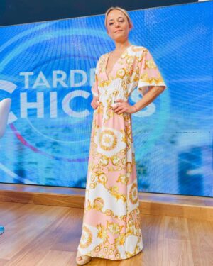 Sabrina Carballo Instagram - Interview 
@tardedechicastv 
@canalnetar 
GRACIAS a todo el Equipo x la buena onda!!🫶
@lorenameritanooficial 👑
@rtfit.official ❤️
@sofistamateas 😜
@lolopaolaok 🙌
———————————
Look 🔥 @prussia_moda