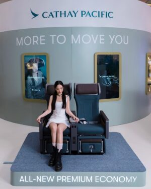 Sabrina Cheung Instagram - Ladies and gentlemen, welcome onboard 🛫🛸

After trying the new Boeing 777-300ER cabins of Cathay Pacific, it makes me want to go travel again 🤍

The extra recline and legroom make flying a breeze, and the new 15.6-inch widescreen 4K TVs with Bluetooth audio turn your flight into a personal cinematic experience. Truly a game-changer for travel comfort ✈️

#cathaypacific #MoveBeyond #PremiumEconomy #MoreToMoveYou