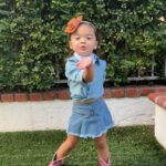 Sabrina Bryan Instagram - Harvest Day at School! Hat came in the wrong color so we had to improvise a little….thanks Woody for letting us borrow your hat! 🤣Hot glue gun to the rescue!!! #countrygirl #toystoryforthewin #woodyshat #yeehaw #minime #mommasgirl #babycowgirl #comilliamonroe @baileysblossoms