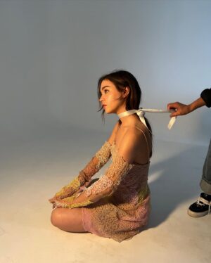 Sadie Stanley Instagram - On film by @bynickrasmussen for @numero_netherlands   some bts of the day :))

One of my favs shoots to date ✨ 
Link in my stories for the full feature and interview! 

Hair @rena.calhoun 
Makeup @karayoshimotobua 
Stylist @marisa_ellison 
Styling assistant @toshastyledit 
Photographer @bynickrasmussen 
Studio @theivory.space 
Editor @timiletonja 
Interview @janaletonja