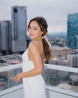 Sadie Stanley Instagram - All dressed up for @cruelsummer premiere 
✨✨✨
Thank you to my team for making me feel so beautiful 🥹🫶🏼 

Styling @highheelprncess 
Wearing @area @louboutinworld @bondeyejewelry @melindamaria_jewelry 
Makeup @jentioseco 
Hair @rena.calhoun
Photographer @chrismontante