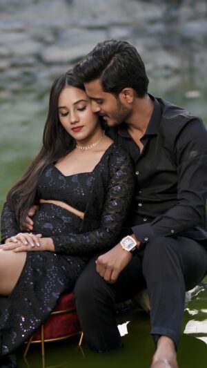 Sahana Shetty Instagram - 🖤

#sahanian #sahana_shetty #prana🥳 #prathaandsana  #instareels #reelitfeelit #couplevideos #couplelove