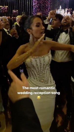 Sahar Golestani Instagram - We just love a good bop 😂. It’s okay because he’s singing it too 🤣🤣 @massari I love you 🩷. @lebaneseweddings @socialsaira