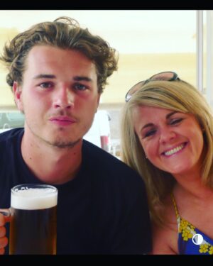 Sally Lindsay Instagram - A very happy birthday to my darling stepson @curtisw_93 !
See you very soon ❤️❤️ @whiteydrums @kristabelwhite