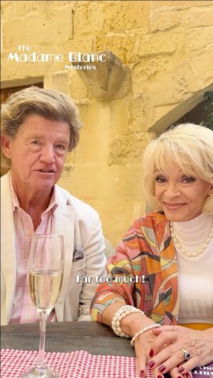 Sally Lindsay Instagram - Gorgeous, sexy, beautiful… nightmare Brits abroad! 
 
Meet Jeremy and Judith. 
 
The incredible @robin_askwith50, Sue Holderness, and @sallylindsay73 chat about #MadameBlanc’s iconic couple!

#TV #ProductionCompany #TheMadameBlancMysteries #Channel5