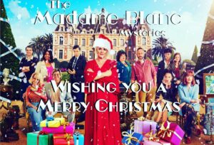 Sally Lindsay Instagram - Merry Christmas and  Thankyou from all of us at #madameblanc for being the best audience ever.
@acorn_tv @channel5_tv @saffroncherrytv @clapperboard_st #christmas #antique #france #murdermystery