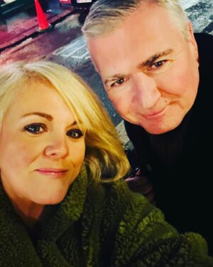 Sally Lindsay Instagram - Off to the screening of #madameblanc #christmasspecial  with @whiteydrums .
Very excited 🎅🏻🎅🏻Will announce when it’s on very soon .
@saffroncherrytv @clapperboard_st @channel5_tv @acorn_tv