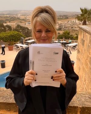 Sally Lindsay Instagram - The Madame Blanc Mysteries will be back for Series 3 and we can't wait! 😍 

Follow @channel5_tv for all the latest updates 📺 

#TheMadameBlancMysteries #MadameBlanc