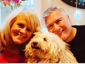 Sally Lindsay Instagram - Happy Birthday to my darling husband @whiteydrums .
It just gets better ❤️
We all love you so very much ( especially @daveydog66 )
😍