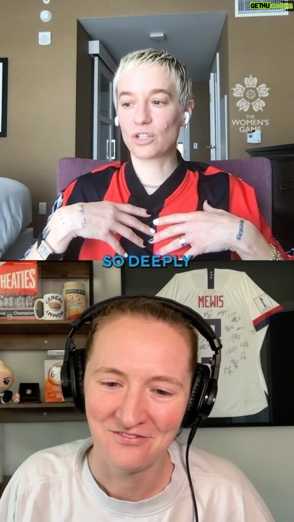 Sam Mewis Instagram - 🗣️“I will always feel so deeply connected” @mrapinoe and @sammymewyy reflect on their relationship with the @USWNT now that they have retired. ❤️ 🎧 An all new episode of Friendlies with Sam Mewis with special guest Megan Rapinoe is available now wherever you get your pods