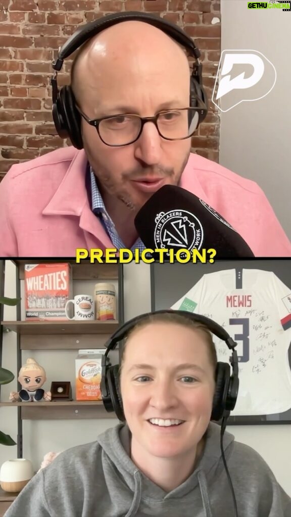 Sam Mewis Instagram - THANK GOD WE CAN WIN UGLY BECAUSE THIS IS CONCACAF FOOTBALL. 🇺🇸 @sammymewyy gave her take on who will win the Gold Cup Final on this week’s edition of WGFOP, presented by @prizepicks