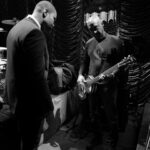 Sam Taylor-Johnson Instagram - Dale and Ade on a set visit @daledavisbass #adeomotayo #amywinehouse #backtoblackfilm