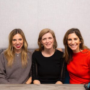 Samantha Power Instagram - Thank you @carlyanddanielle @theskimm for having me on Skimm'd from The Couch. Great chat about making one’s way in the professional world, from my first job at Del Taco to disagreeing with your boss & trying to build a career around beliefs that are always being challenged: skimmth.is/2N7Q2fj.