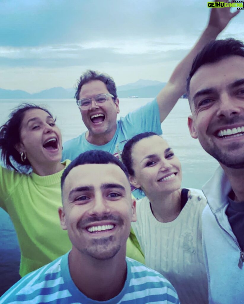 Samantha Barks Instagram - Missing these glorious people already!! I had so much fun in Corfu #bts with everyone! I am so excited for you all to see this show to see what we have been up to @mammamiadreamtv 🇬🇷❤️