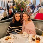 Samantha Barks Instagram – Happy Birthday to my partner in crime @_emlane_ ❤️ thank you so much @thelaneldn for such a beautiful Afternoon Tea!! We ate so much it was a struggle to get those costumes on after 😂