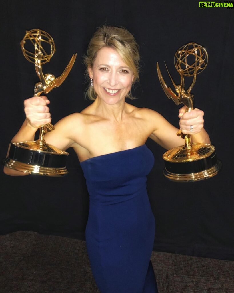 Samantha Brown Instagram - Just found out I was nominated for an Emmy! Category: Daytime Personality Non Daily for my work on my travel series Places to Love on Public Television. Places to Love is a travel series that I pour my heart and effort into non stop: finding sponsorships, choosing locations, making certain we are interacting with the best people and experiences, writing the scripts and of course being “the personality”. It is an amazing feeling when this huge recognition comes through. Last pic is me after freshly winning two Emmys back in 2018 for Outstanding Host and Outstanding Travel Series. Congratulations to the nominees of the 51 Daytime Emmy Awards! I’m overwhelmed.