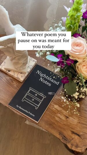 Samantha Fekete Instagram - Pause for a Poem 📖

take a moment, pause, and read! let me know how it makes you feel 🤍 

#nightstandnotes #poetry #poem #poemoftheday