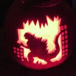 Samantha Morton Instagram - Happy Pumpkin day 🎃 From Godzilla and Totoro (Bit of a Japanese pop culture theme going on this year) #Halloween