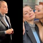 Samantha Morton Instagram - Huge thank you to the amazing team that helped me get red carpet ready. 🦋 @mrkimjones @toonpaternotte @misslucybeeden @dior @francescaamfitheatrof @manoloblahnik @declansheilshair @pollyosmond ❤️❤️❤️ @jerry_stafford ❤️❤️❤️