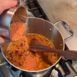 Samantha Smith Instagram - Red lentil soup! 🥰 (NY Times recipe 😂) What are your freezing weather favorites to make?