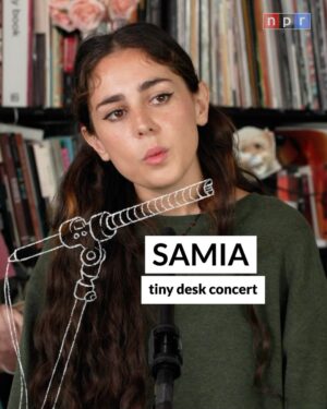 Samia Finnerty Instagram - #tinydesk • ⁠@samiatheband’s remarkable performance shines a light on songwriting ✨⁠
⁠
🔗 Tap the link in our bio to watch Samia’s Tiny Desk concert!