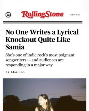 Samia Finnerty Instagram - ❤️❤️ @leahluser thank you ❤️
@rollingstone