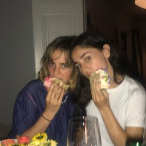 Samia Finnerty Instagram - next wednesday @maya_hawke cover of Honey comes out 🍰