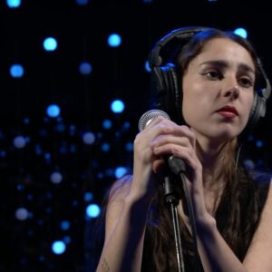 Samia Finnerty Instagram - @kexp session up now ❤️
photos by iamcarloscruz and @melissawax 
a dream come true for me
thank you @djkevincole