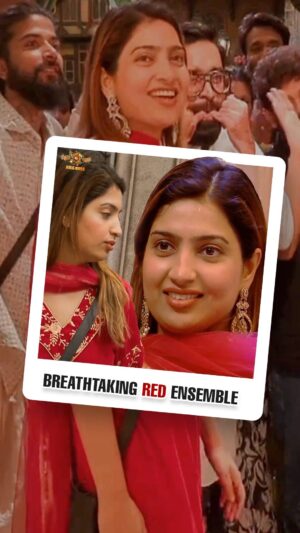 Sana Raees Khan Instagram - Sana commands attention in a breathtaking red ensemble, stealing the spotlight effortlessly. 

Outfit @tanjan_jaipur

Jewellery @sonamslabel

@colorstv @beingsalmankhan @officialjiocinema @endemolshineind

#sanaraeeskhan #sanaistheboss #bb17 #dildimaagaurdum #colors #salmankhan #jiocinema #keepsupporting #srk #srkwarriors #bbqueensana
