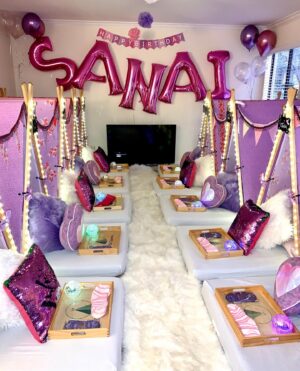 Sanai Victoria Instagram - Thank you to everyone who attended
my birthday sleepover. Your positivity and your presence made me feel so special! I had an amazing time! Love you! 🥰❤️💖💕🎉🎊🎁🎈
.
.

#eliteteepees #birthday #birthdaygirl #birthdaysleepover #birthdayparty #capricorn #capricornsrock #jan15 #friends #squad #love #positivity #sendingloveandlight #gratefulthankfulblessed #teepeeparty #teenagegirls #13yearsold #instadaily  #photooftheday #sanaivictoria 🎉🎁🎈⛺️🥰❤️💕💋 SWIPE👈🏽