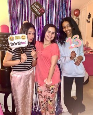 Sanai Victoria Instagram - Thank you to everyone who attended
my birthday sleepover. Your positivity and your presence made me feel so special! I had an amazing time! Love you! 🥰❤️💖💕🎉🎊🎁🎈
.
.

#eliteteepees #birthday #birthdaygirl #birthdaysleepover #birthdayparty #capricorn #capricornsrock #jan15 #friends #squad #love #positivity #sendingloveandlight #gratefulthankfulblessed #teepeeparty #teenagegirls #13yearsold #instadaily  #photooftheday #sanaivictoria 🎉🎁🎈⛺️🥰❤️💕💋 SWIPE👈🏽