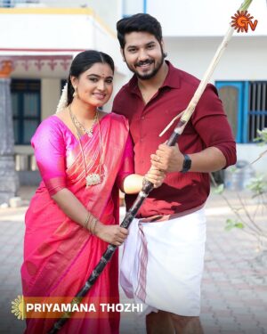 Sandra Babu Instagram - Festive vibes 😍

பிரியமான தோழி | திங்கள் - சனி | 1 PM

#SunTV #PriyamanaThozhi #PriyamanaThozhiOnSunTV #Serials #TamilSerials #SunDigital