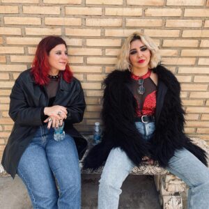 Sandra Cervera Instagram - Rodando una peli preciosa a tu lado toti @angelacervan Y @jordi_nu nos dirige con todo su amor… ❤️‍🔥🎬 Está siendo muy bonito equipo @valenciana.film